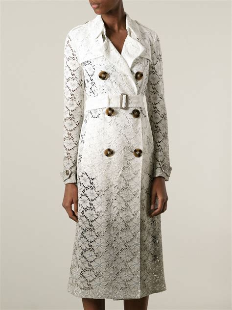 burberry prorsum lace trench coat|Burberry trench coat wool collar.